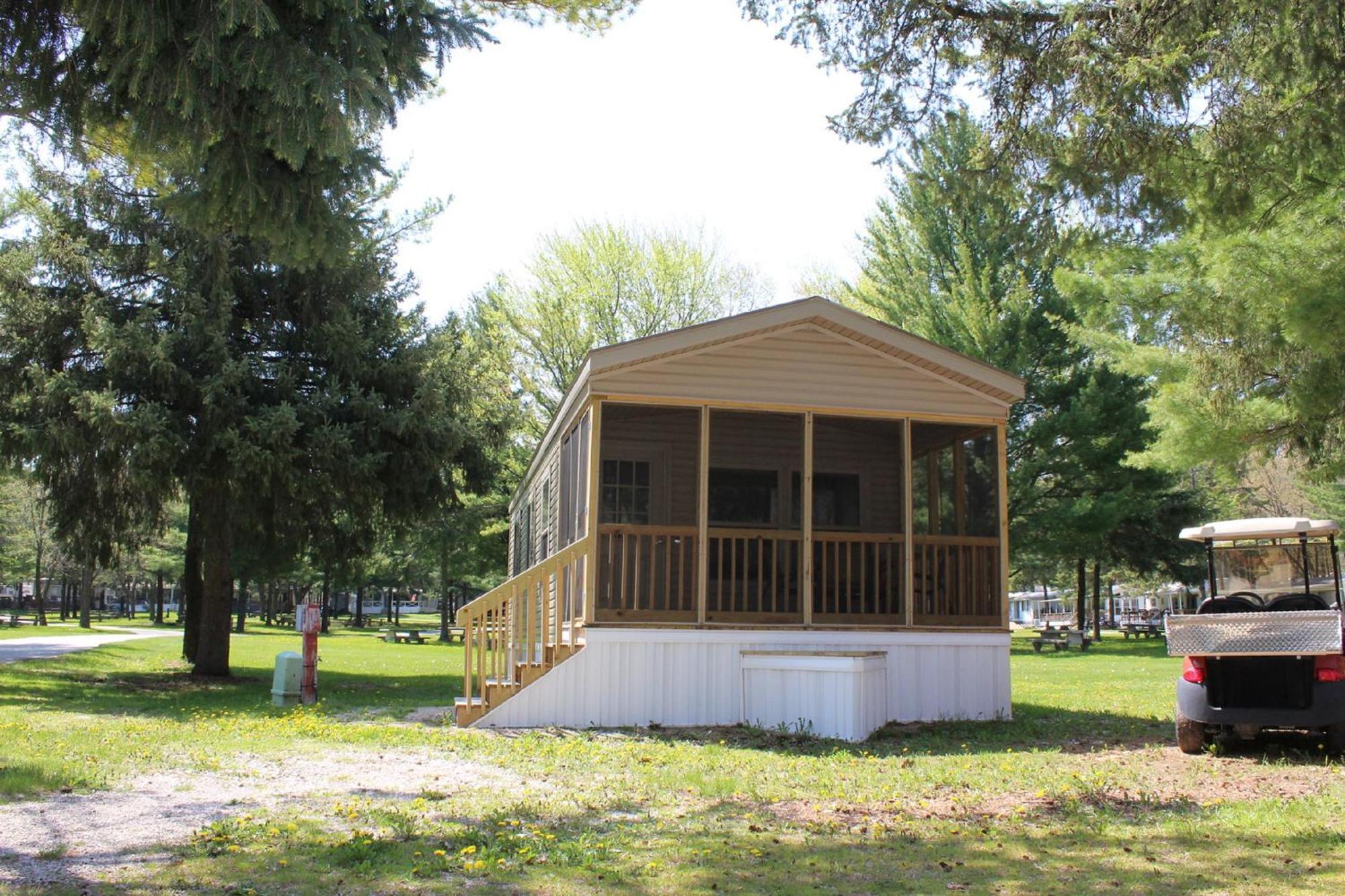 Plymouth Rock Camping Resort Deluxe Cottage Elkhart Lake Zimmer foto